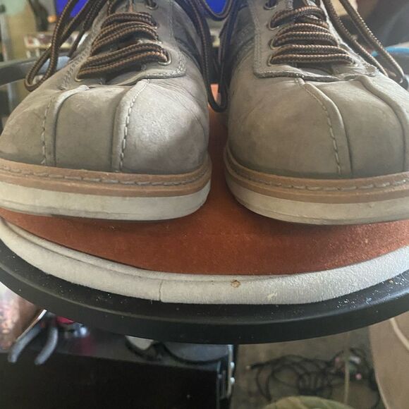 Clarks Men's size US 10 Wide Gray Casual Shoes with Ecco insoles - Picture 2 of 11